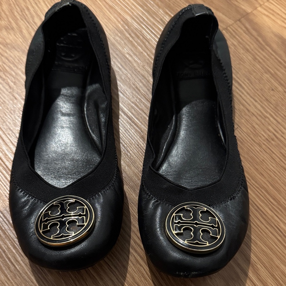 Tory Burch Caroline Black Ballet Flats
